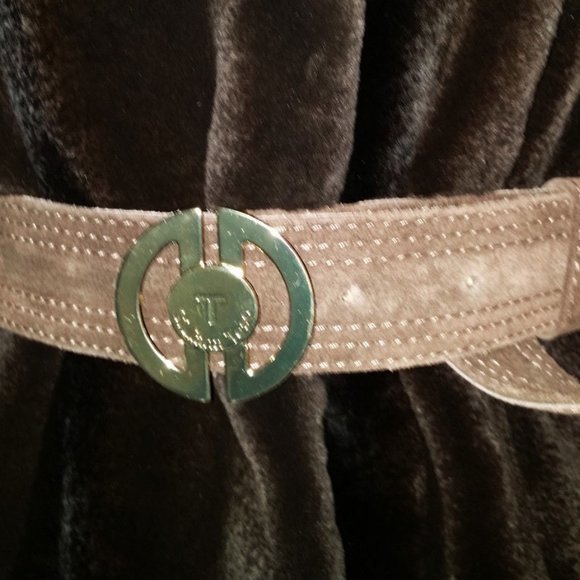 LUXURIOUS SHEARED MINK FUR COAT/JACKET BY GIULIANA TESO WITH RACCOON TRIM - Picture 11 of 11